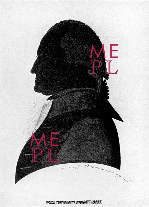 : Silhouette portrait of George Washington : Silhouette portrait of George Washington