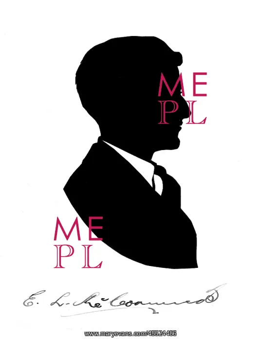 : Silhouette portrait of a man : Silhouette portrait of a man