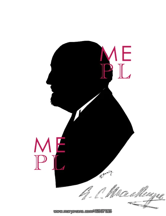 : Silhouette portrait of a man : Silhouette portrait of a man