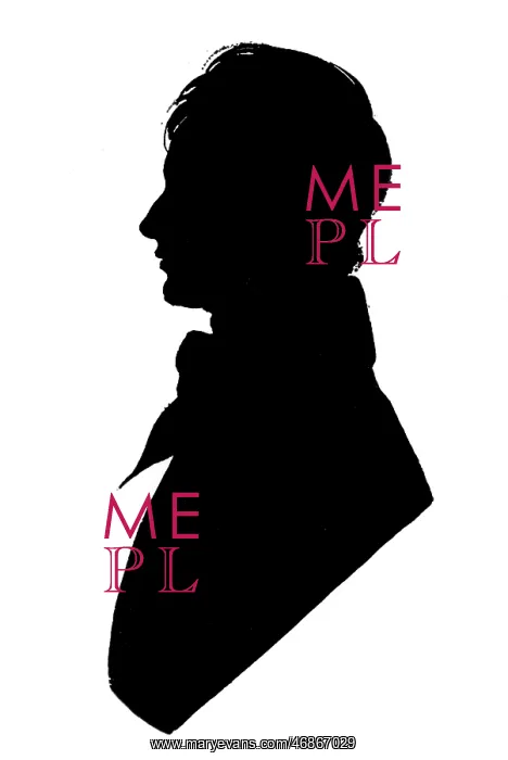 : Silhouette portrait of Shelley : Silhouette portrait of Shelley