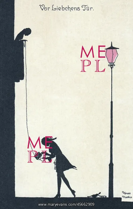 : Silhouette - Postcard Design : Silhouette - Postcard Design