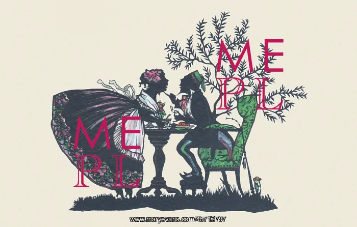 : Silhouette - Postcard Design : Silhouette - Postcard Design