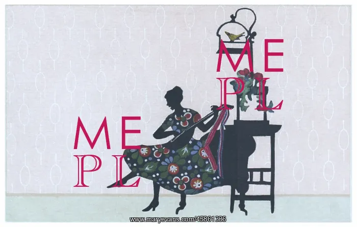 : Silhouette - Postcard Design : Silhouette - Postcard Design