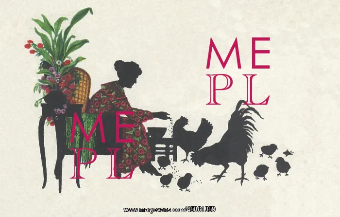 : Silhouette - Postcard Design : Silhouette - Postcard Design