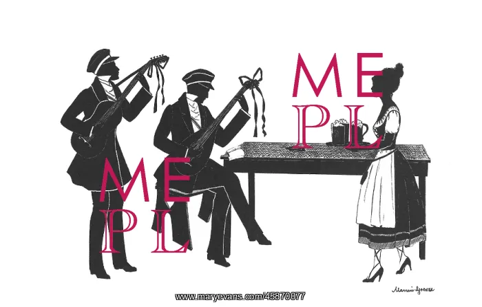 : Silhouette - Postcard Design : Silhouette - Postcard Design