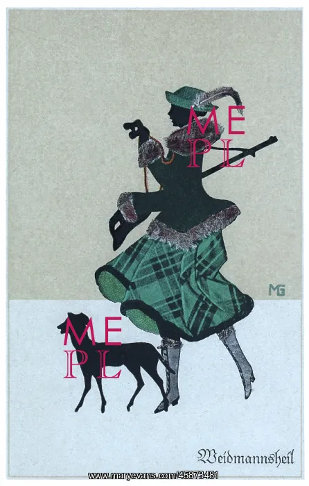 : Silhouette - Postcard Design : Silhouette - Postcard Design
