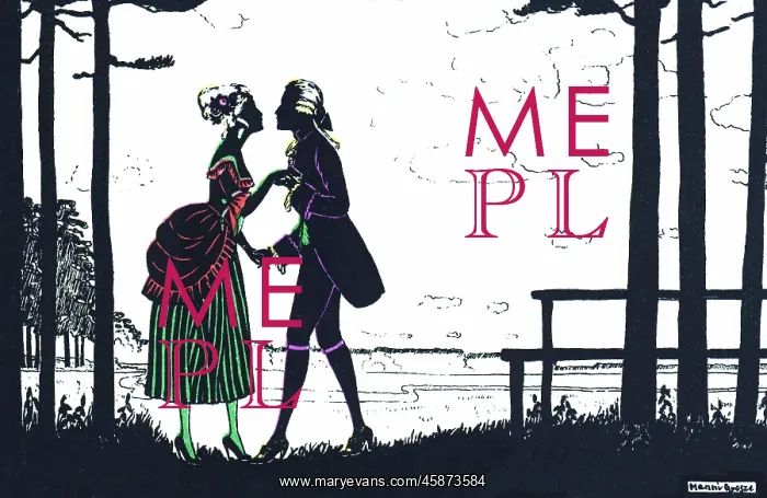 : Silhouette - Postcard Design : Silhouette - Postcard Design