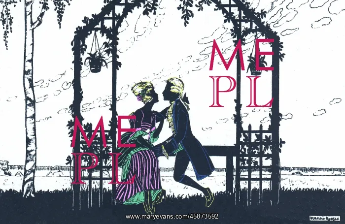 : Silhouette - Postcard Design : Silhouette - Postcard Design