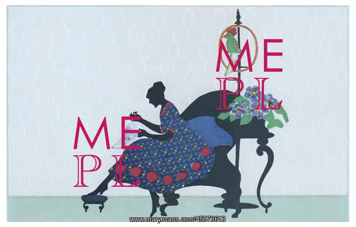 : Silhouette - Postcard Design : Silhouette - Postcard Design