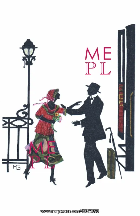 : Silhouette - Postcard Design : Silhouette - Postcard Design