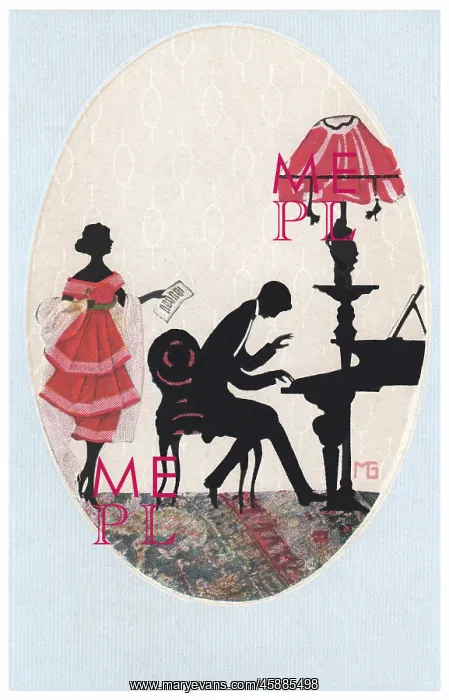 : Silhouette - Postcard Design : Silhouette - Postcard Design