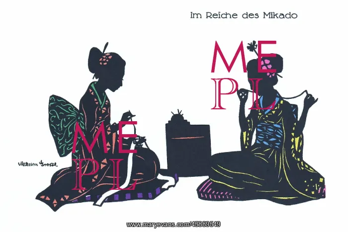 : Silhouette - Postcard Design : Silhouette - Postcard Design