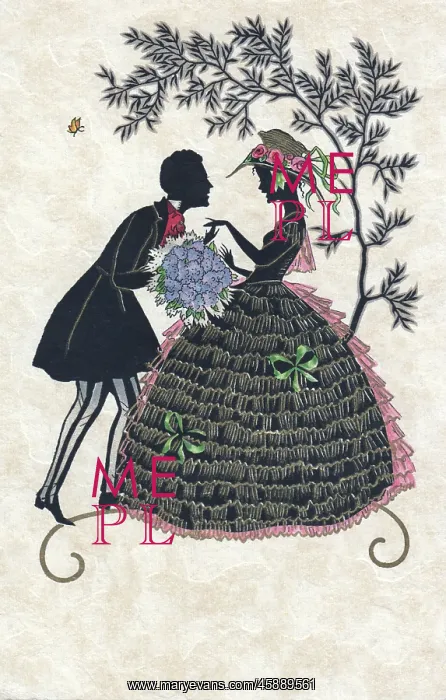 : Silhouette - Postcard Design : Silhouette - Postcard Design
