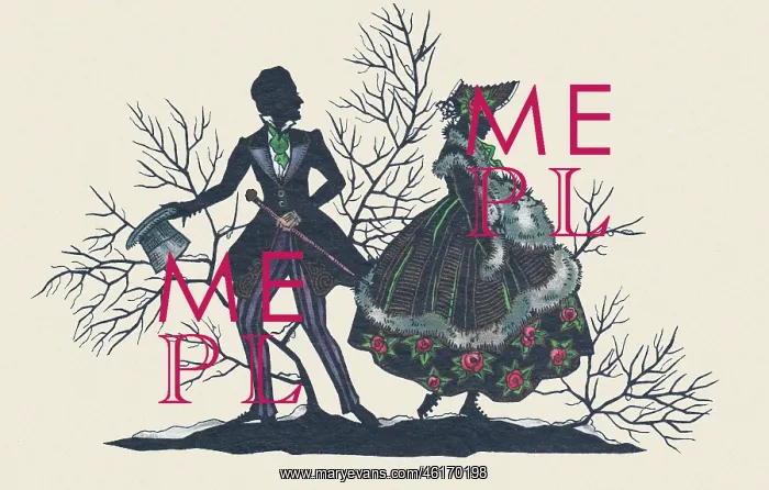 : Silhouette - Postcard Design : Silhouette - Postcard Design