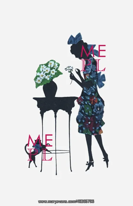 : Silhouette - Postcard Design : Silhouette - Postcard Design