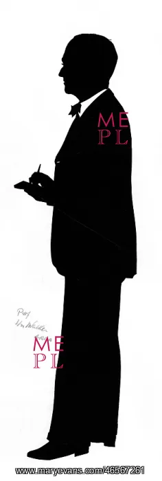 : Silhouette of Professor William Walker ARCA : Silhouette of Professor William Walker ARCA