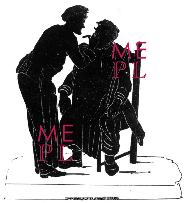  : Silhouette - Shaving at the Barbers