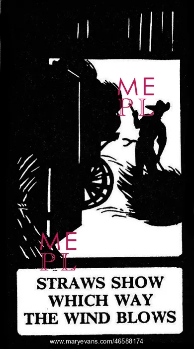 : Silhouette, Straws Show Which Way the Wind Blows : Silhouette, Straws Show Which Way the Wind Blows