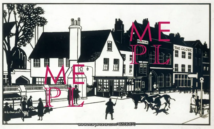 : Silhouette of a street scene : Silhouette of a street scene