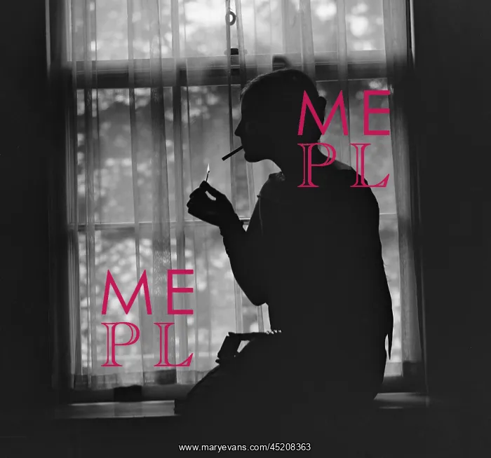 : Silhouette of a stylish women smoking in ? : Silhouette of a stylish women smoking in ?