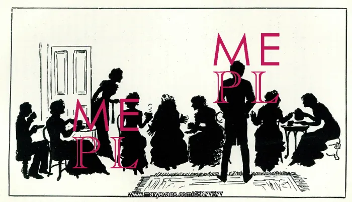  : Silhouette, Tea in the Drawing Room