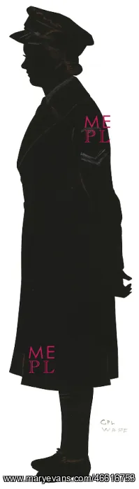 : Silhouette of a WAAF Corporal