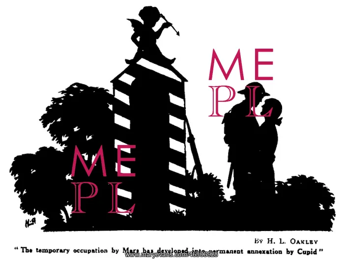 : Silhouette of a wartime love scene : Silhouette of a wartime love scene