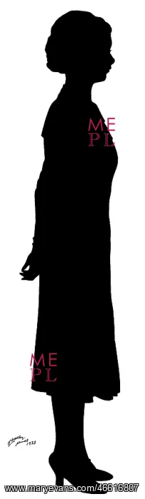 : Silhouette of a woman : Silhouette of a woman
