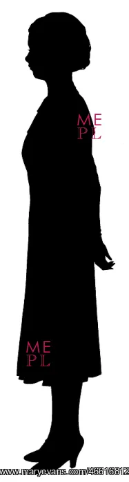 : Silhouette of a woman : Silhouette of a woman