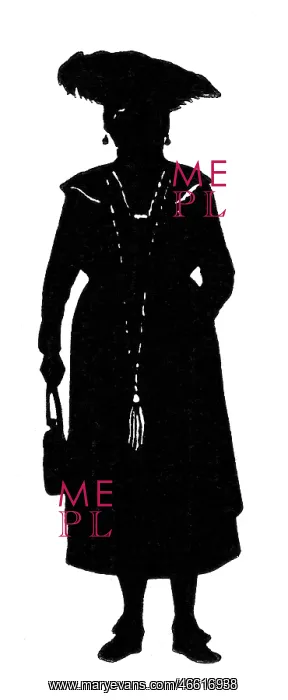 : Silhouette of a woman : Silhouette of a woman
