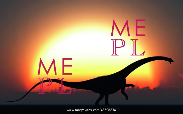 : A silhouetted Diplodocus dinosaur takes at the start of a ? : A silhouetted Diplodocus dinosaur takes at the start of a ?