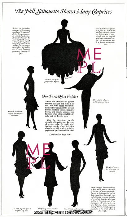  : Silhouettes of Women - Many Caprices