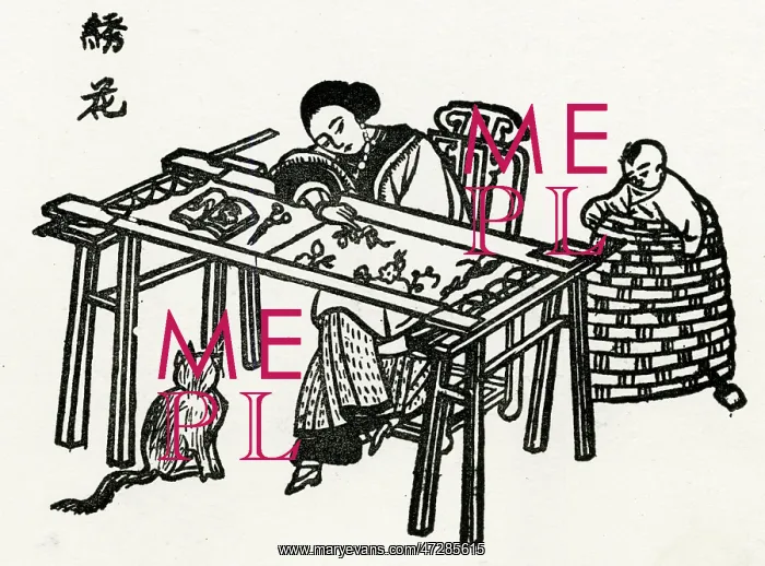  : Silk Embroidery - China