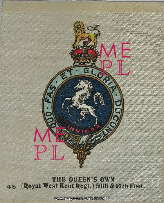 : Silk Regimental Badges : Silk Regimental Badges