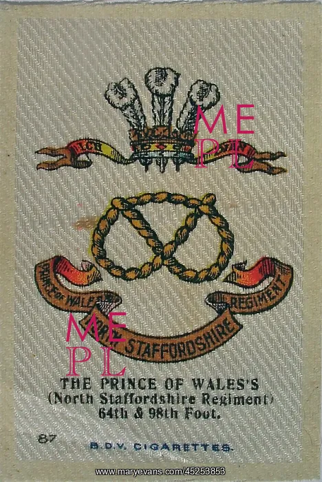 : Silk Regimental Badges : Silk Regimental Badges