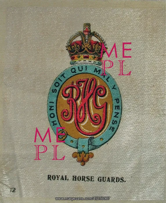 : Silk Regimental Badges