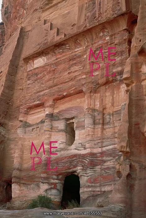  : The Silk Tomb. Petra. Jordan