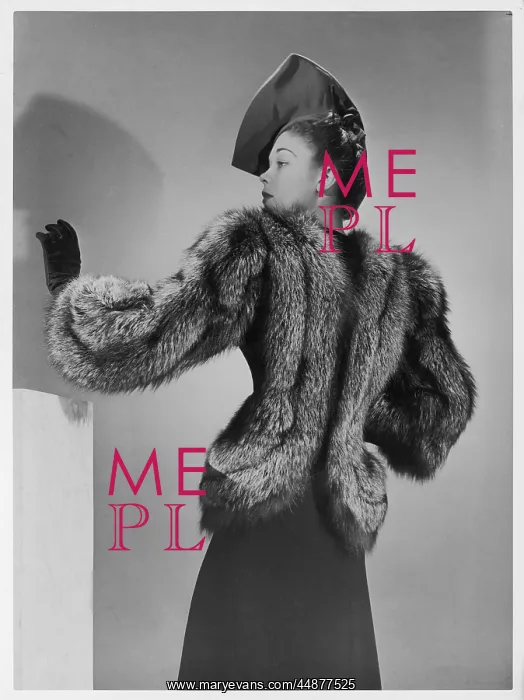 : SILVER FOX COAT 1939 : SILVER FOX COAT 1939