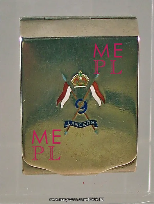 : Silver matchbook cover : Silver matchbook cover