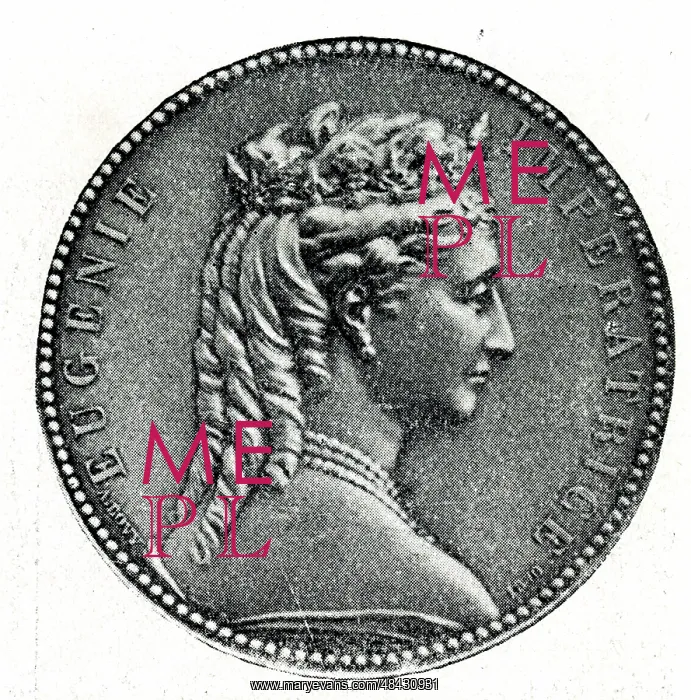 : Silver medal, Empress Eugenie's visit to Egypt : Silver medal, Empress Eugenie's visit to Egypt