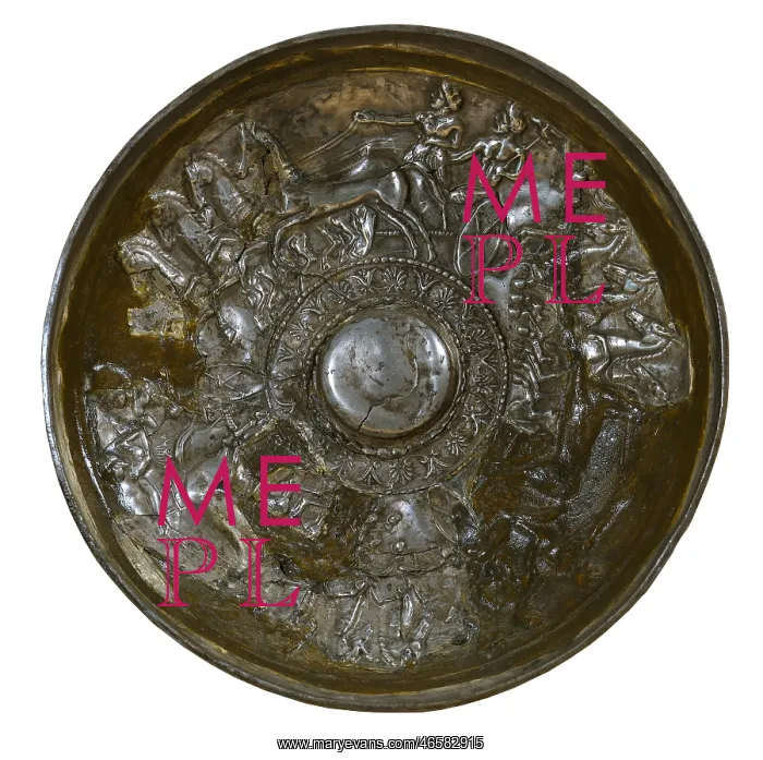 : Silver patera. Iberian art : Silver patera. Iberian art