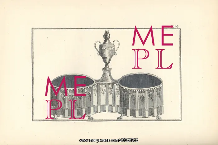 : Silver salt cellar showing the arcades of the Palais Royal : Silver salt cellar showing the arcades of the Palais Royal