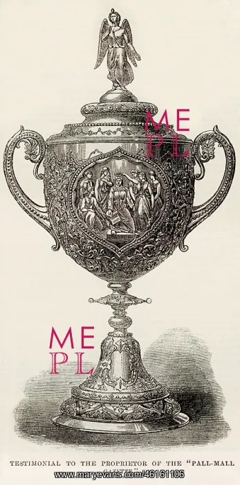  : Silver vase presented to George Smith, 1867