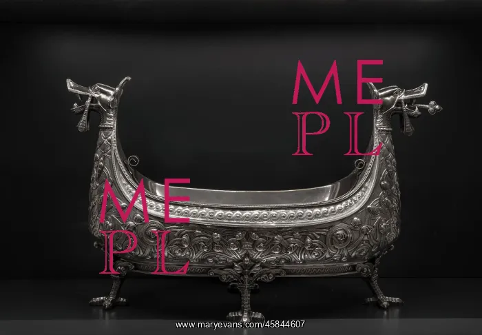 : Silverware, National Museum of Norway, Oslo, Norway : Silverware, National Museum of Norway, Oslo, Norway