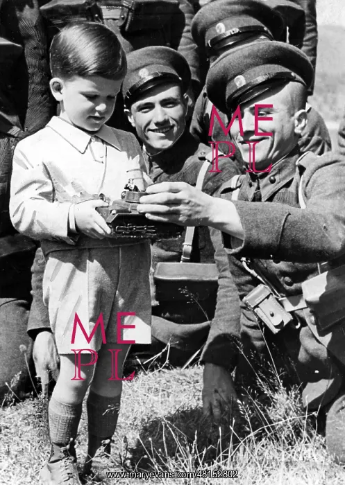 : Simeon, Bulgaria, Sachsen-Coburg, Son of Tsar Boris III, 01.01.1937 : Simeon, Bulgaria, Sachsen-Coburg, Son of Tsar Boris III, 01.01.1937