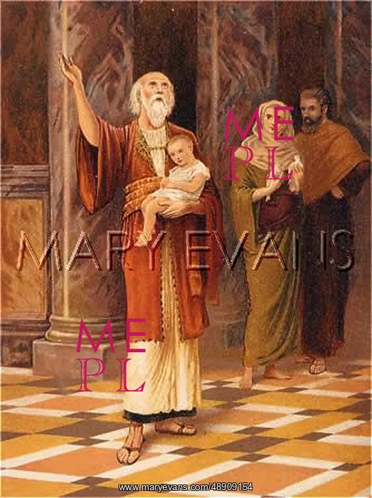 : SIMEON IN THE TEMPLE : SIMEON IN THE TEMPLE