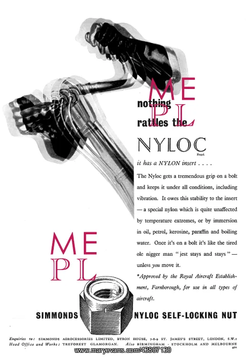 : Simmonds Aerocessories - Nyloc Nuts : Simmonds Aerocessories - Nyloc Nuts
