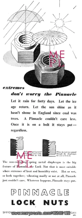 : Simmonds Aerocessories - Pinnacle Lock Nut : Simmonds Aerocessories - Pinnacle Lock Nut