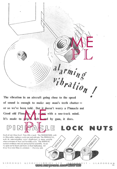 : Simmonds Aerocessories Pinnacle Lock Nuts : Simmonds Aerocessories Pinnacle Lock Nuts