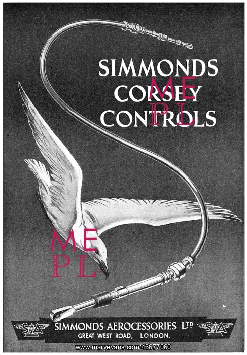 : Simmonds Aerocessories - Simmonds Corsey Controls : Simmonds Aerocessories - Simmonds Corsey Controls